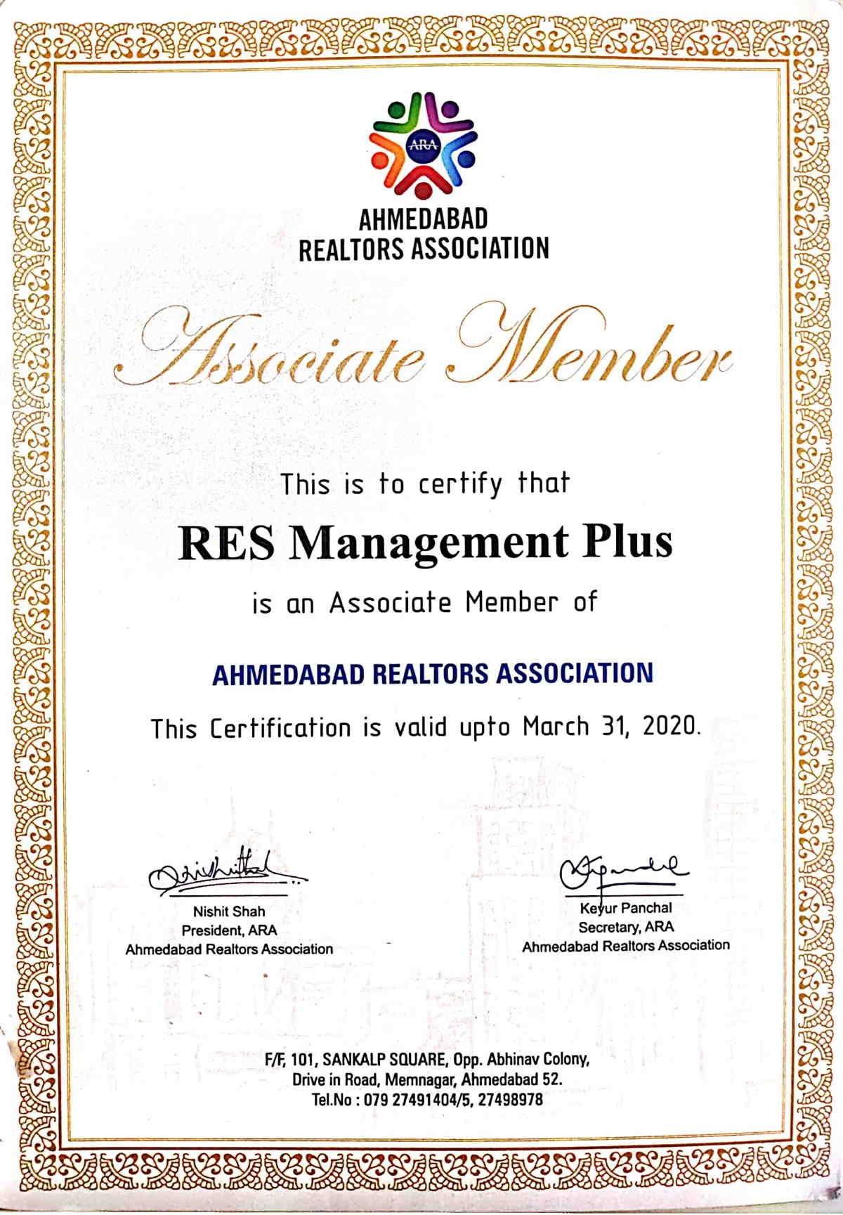 Ahmedabad Realtor Associations(ARA) - Ahmedabad